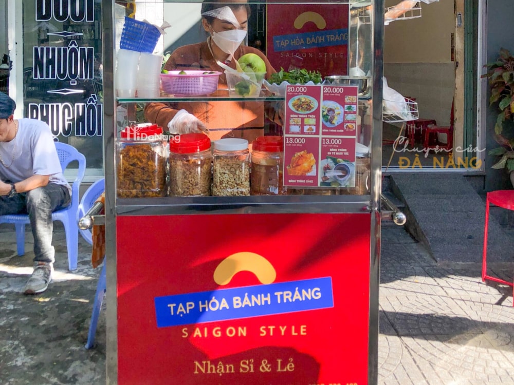 Tạp hoá bánh tráng chuẩn Sài Gòn tại Đà Nẵng